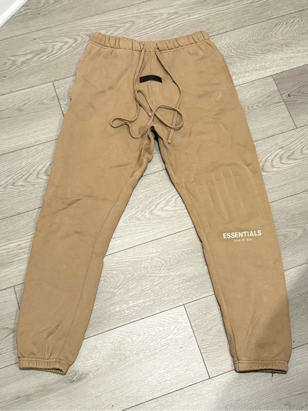 Essentials Men Oak Color Pants Size XS